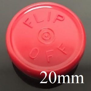 West 20mm Red FLIP OFF vial seals